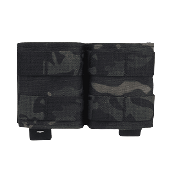 MAGAZINE POUCH 5.56 DOUBLE SHORT BLACK MULTICAM