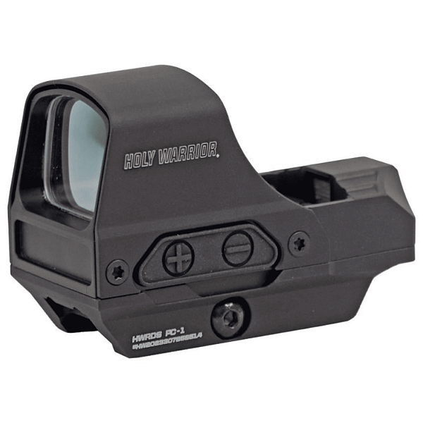 HOLY WARRIOR RED DOT SIGHT HUD PC1 BLACK com medidor de distancia