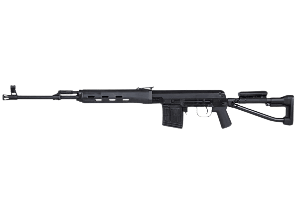 LCT AEG Sniper SVD-S Rifle Airsoft Preto