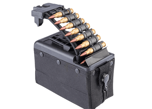 A&K MAGAZINE 2000R DRUM MINI FOR MK46 BLACK