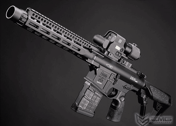 DANIEL DEFENSE EMG CYMA AEG DD5 SBR 10.5" RAIL WITH PLATINUM GEARBOX & KRESTEL VER. 2 *pré-venda*