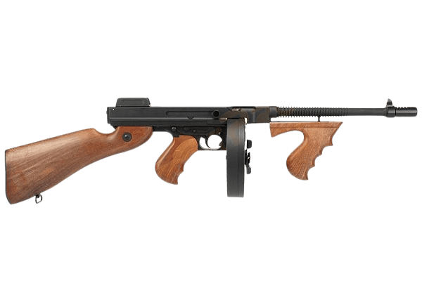 CYMA AEG THOMPSON TOMMY GUN AIRSOFT RILFE WOOD