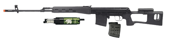 KINGARMS SPRING SNIPER SVD RIFLE ULTRA GRADE WITH HYDRA GEN. II LINE UP