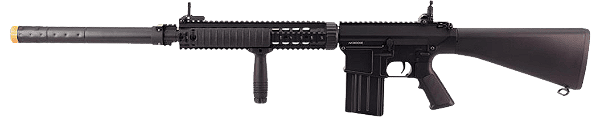 A&K AEG SR25 DMR AIRSOFT RIFLE BLACK