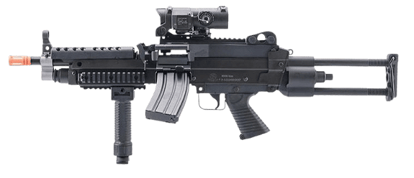 FN HERSTAL A&K AEG M249K SUPORTE SAW MACHINE GUN
