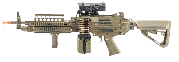 FN HERSTAL A&K CYBERGUN AEG MK46 MOD.1 SAW MACHINE GUN