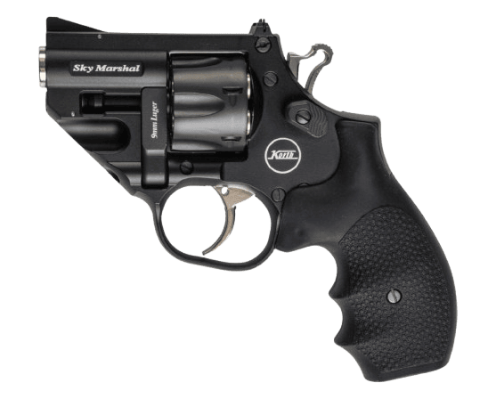 KORTH ARES CO2 SKY MARCH AIRSOFT REVOLVER BLACK
