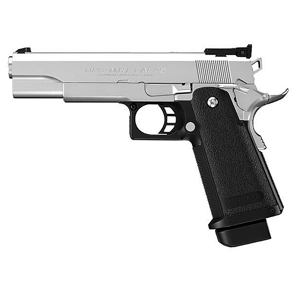 TOKYO MARUI GBB HI-CAPA 5.1 STAINLESS BLOWBACK AIRSOFT PISTOL SILVER