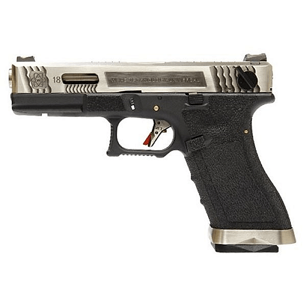 WE GBB G18C T07 BLOWBACK AIRSOFT PISTOL DUAL TONE
