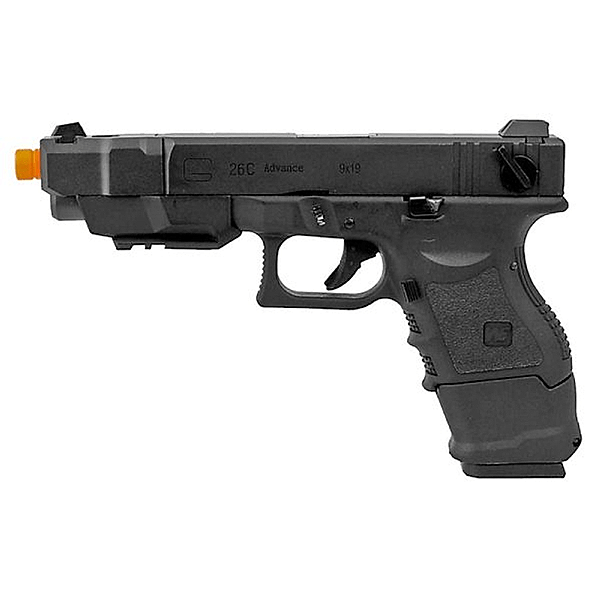 WE GBB G26 ADVANCED BLOWBACK AIRSOFT PISTOL BLACK