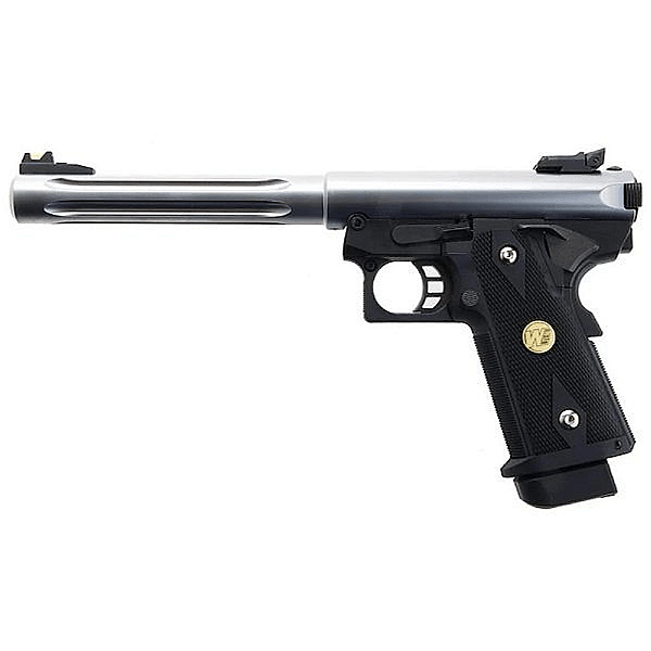 WE GBB GALAXY HI-CAPA SERIES PREMIUM L SLIDE K BLOWBACK AIRSOFT PISTOL SILVER