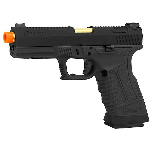 WE GBB GP1799-T1 BLOWBACK AIRSOFT PISTOL BLACK