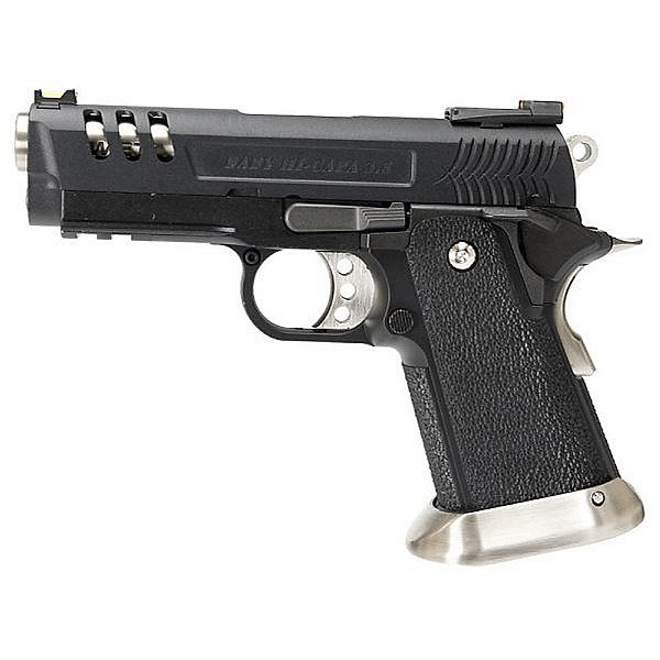 WE GBB HI-CAPA 3.8 DEINONYCHUS BLOWBACK AIRSOFT PISTOL BLACK