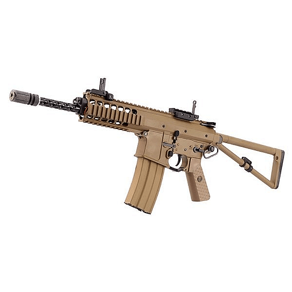 WE AEG PDW 10" AIRSOFT RIFLE TAN