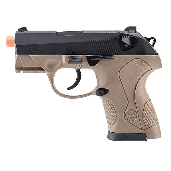 WE GBB BULLDOG D001 BLOWBACK AIRSOFT PISTOL TAN