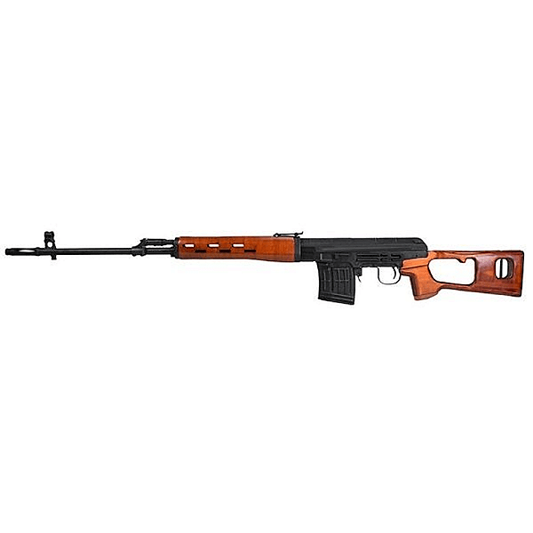 LCT AEG SNIPER SVD WITH ELECTRONIC TRIGGER AIRSOFT RIFLE WOOD