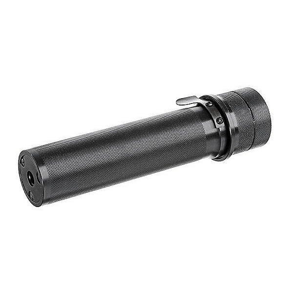 LCT MOCK SILENCER 195MM PBS-1 STEEL 14MM CCW BLACK