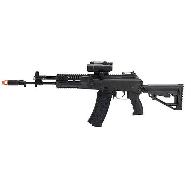 LCT AEG AK LCK-12 STEEL SIDE-FOLDING AIRSOFT RIFLE BLACK