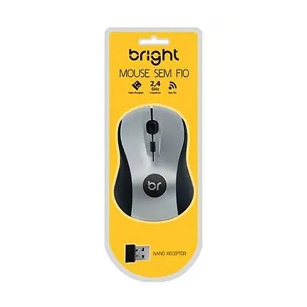 MOUSE SEM FIO 2.4GHZ
