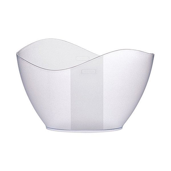 Champanheira Oval Texturizada para 3 Garrafas Transparente - Boccati