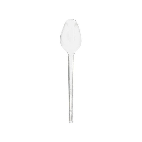 COLHER CAFE/CHA/BRIGADEIRO CRISTAL CSC-691 100UN STRAWPLAST