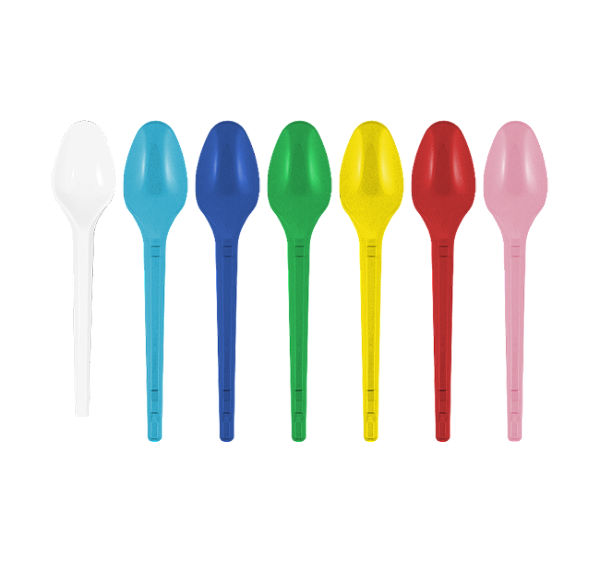 COLHER SOBREMESA ROSA CSR-624 50UN STRAWPLAST CD20
