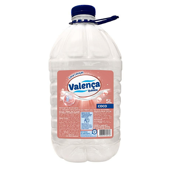 DETERGENTE COCO 5LT 1UN VALENÇA CD4