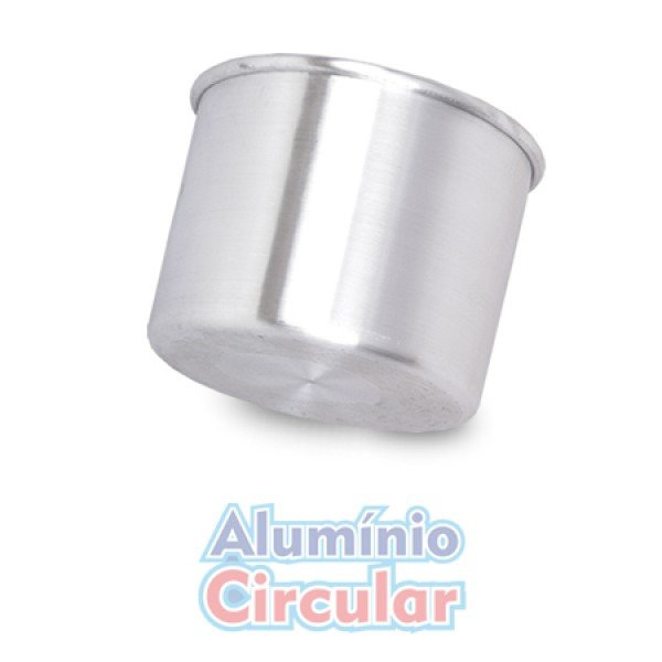 FORMA BOLO 15X12 TAM 15 01UN ALUMINIO CIRCULAR
