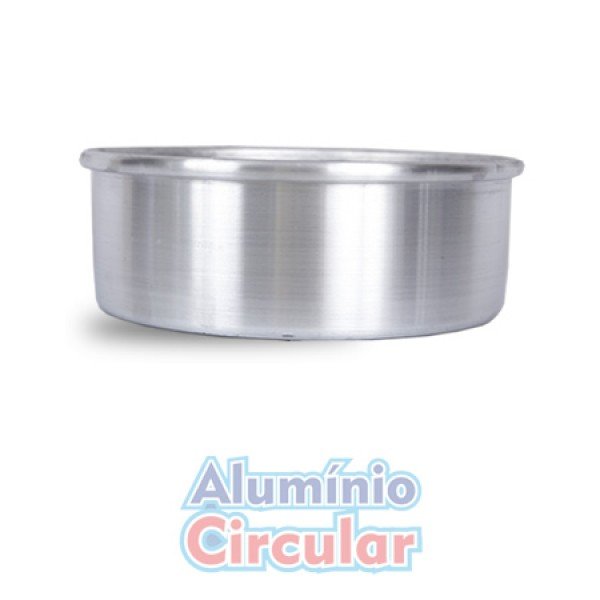 FORMA BOLO 20X8 TAM 20 01UN ALUMINIO CIRCULAR