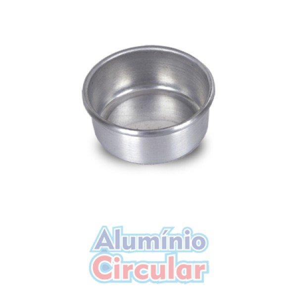 FORMA PUDIM SEM TUBO TAM 4 01UN ALUMINIO CIRCULAR