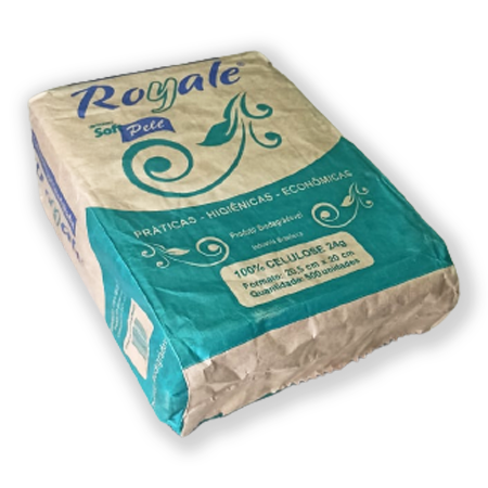 PAPEL TOALHA 100% 24G 20,5X20 500FLS ROYALE