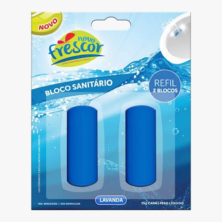 REFIL BLOCO SANITARIO 35G LAVANDA 02UN NOVOFRESCOR CD12