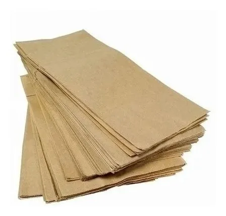 SACO DE PAPEL MARROM KRAFT 19X10 1/2KG 200UN X5
