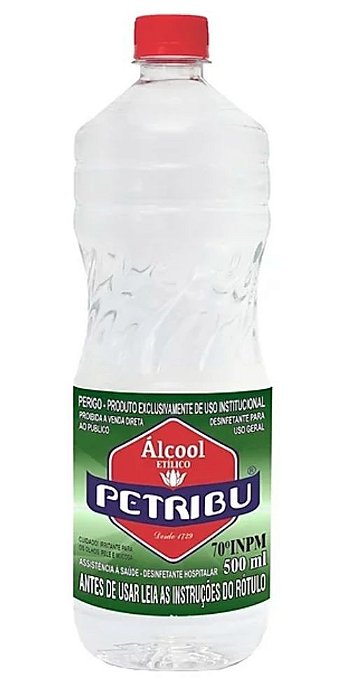 ALCOOL ETILICO 70 INPM 1 LT PETRIBU CD12