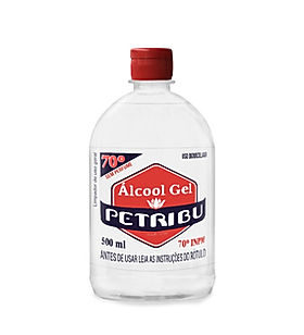 ALCOOL GEL 70 INPM 500ML PETRIBU CD12