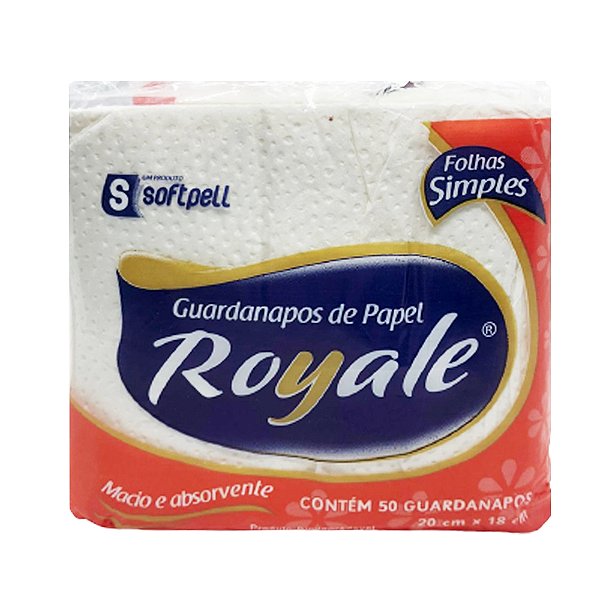GUARDANAPO 20X18 50FLS ROYALE CD48