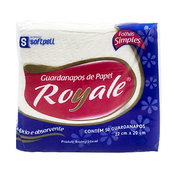 GUARDANAPO 22X20 50FLS ROYALE CD48