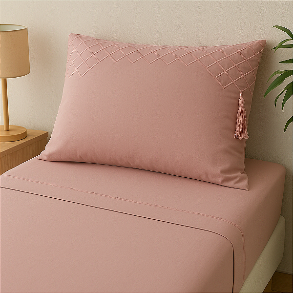 Jogo de Cama Solteiro 3 Peças – Casa Feliz