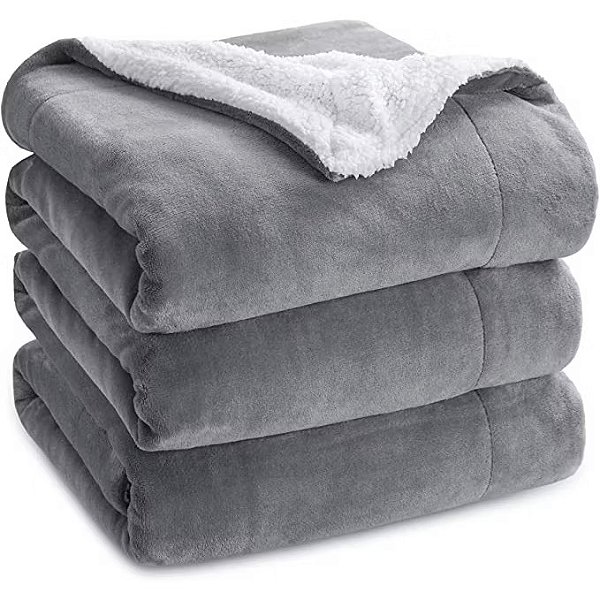 Coberdrom Soft Casal 1pç Manta Soft e Sherpa Dupla Face