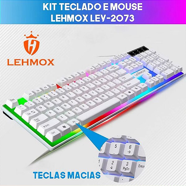 Teclado Gamer RGB USB ABNT2