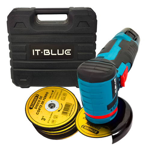 Kit Lixadeira Esmerilhadeira 12v + 20 Discos
