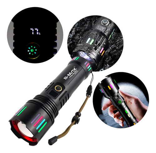 Lanterna Tática Led Canhão De Luz 23 Cm