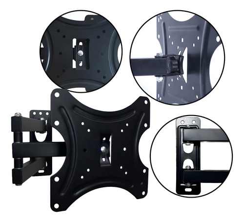 Suporte Articulado Universal Para Tv 26 A 55 Polegadas
