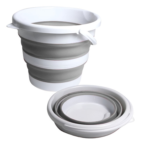 Balde Dobrável Silicone 10 Litros