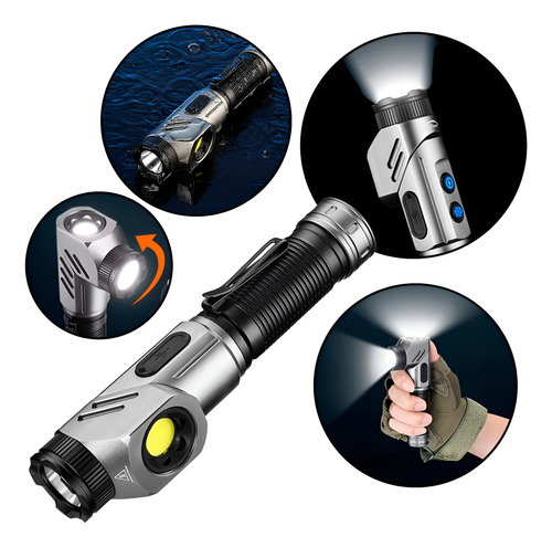 Lanterna Led Dobrável Com Imã