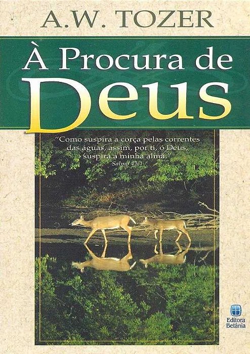Livro - À Procura de Deus - A.W. Tozer
