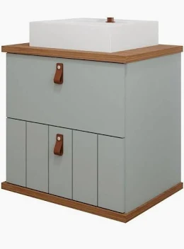Armario Milano Pistache/Freijo 60CM MGM 100% MDF