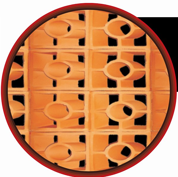 ELEMENTO VAZADO DIAGONAL REDONDO