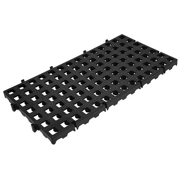 Estrado Piso Plástico 50x25 Preto
