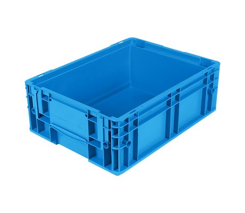 CAIXA PLÁSTICA FECHADA RL- KLT REFORÇADA 12 LITROS AZUL